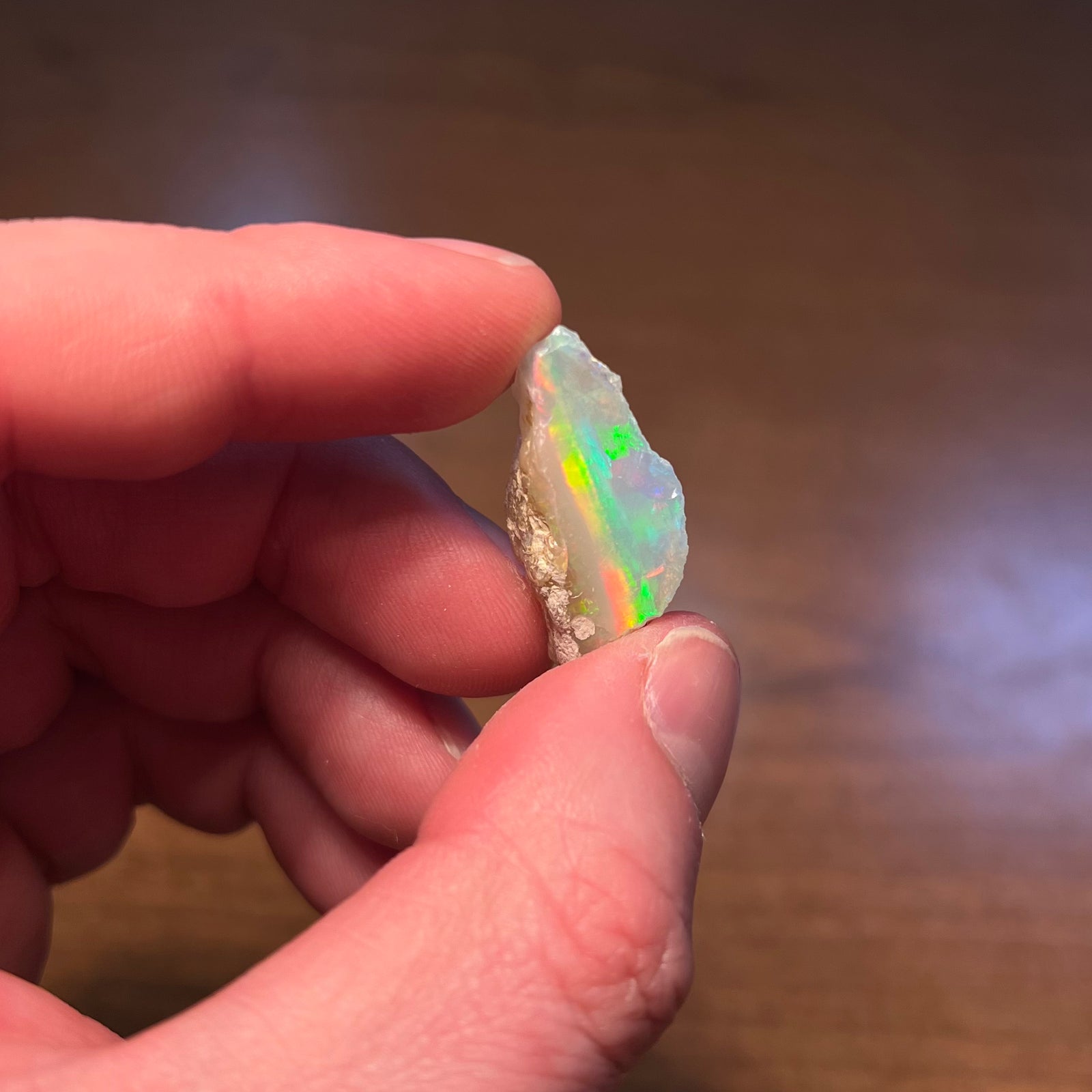 Banded Ethiopian Opal Specimen