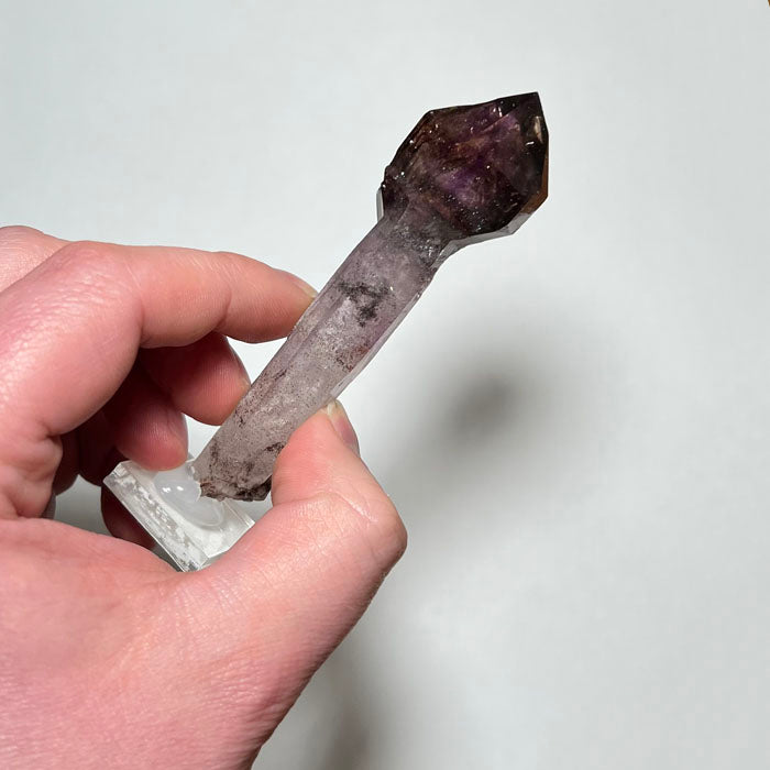 Smoky Amethyst crystal