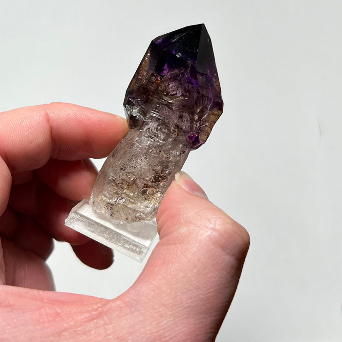 Raw Smoky Amethyst Crystal