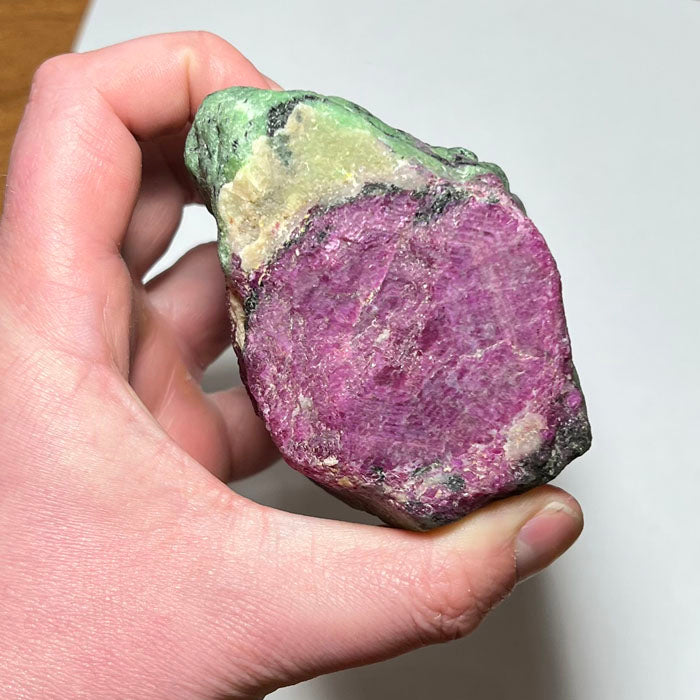 Ruby Crystal in Zoisite
