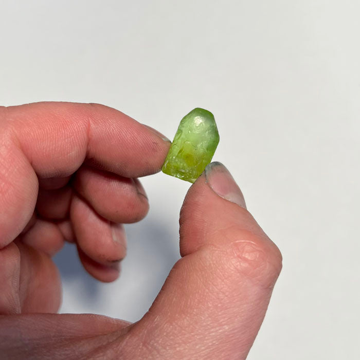 Gemmy Etched Peridot Crystal