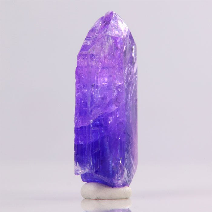Pink tanzanite crystal