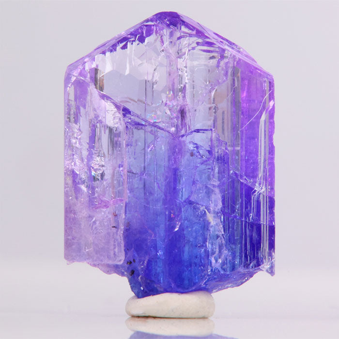 Natural pink tanzanite crystal
