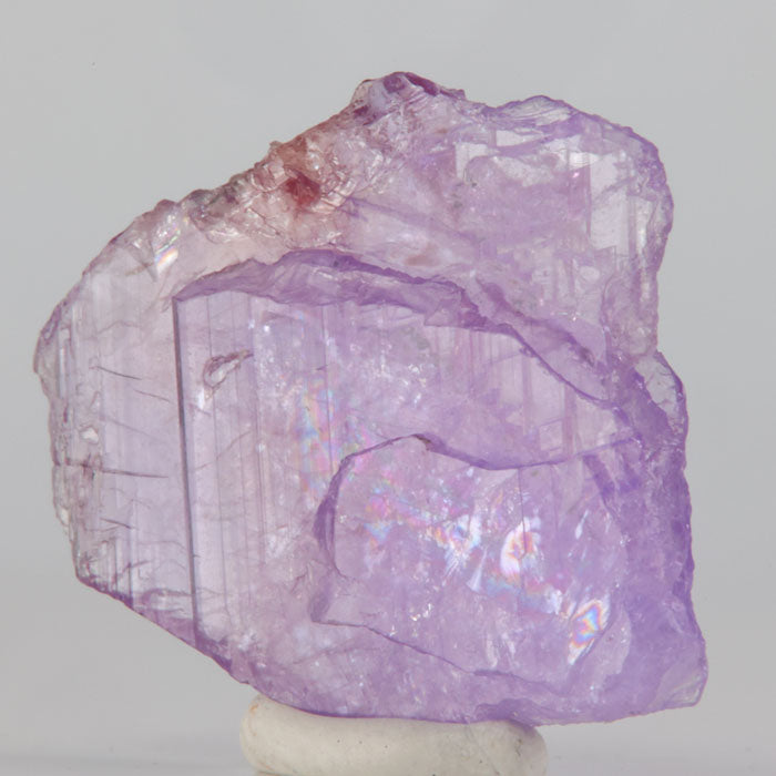 pink purple axinite crystal from tanzania