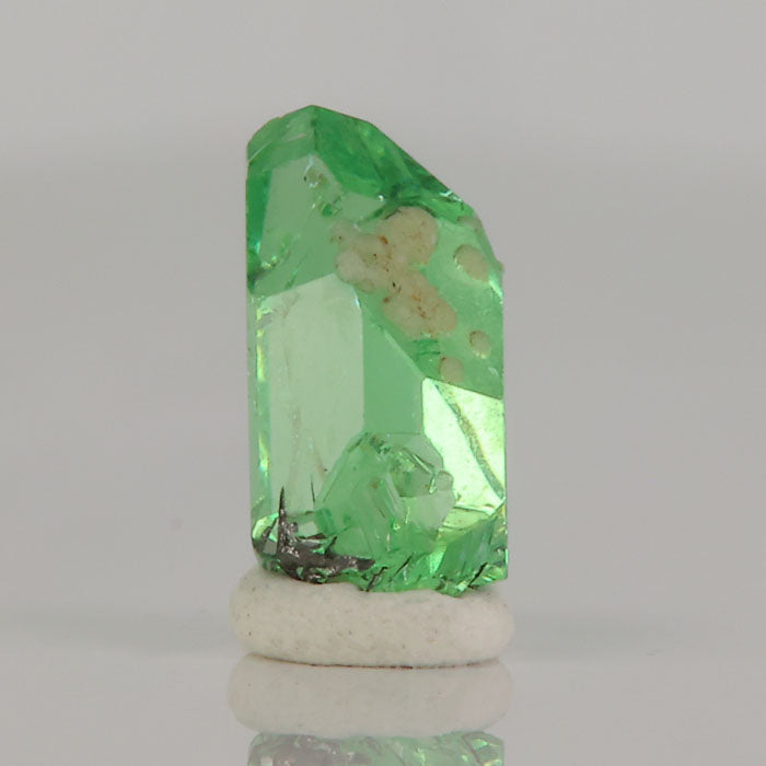Natural tsavorite crystal bright green