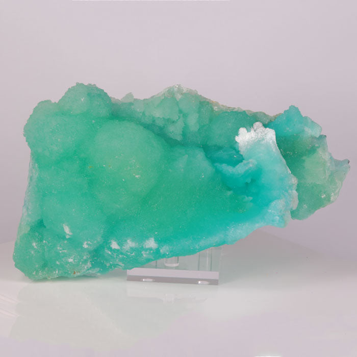 Chinese blue aragonite crystal specimen