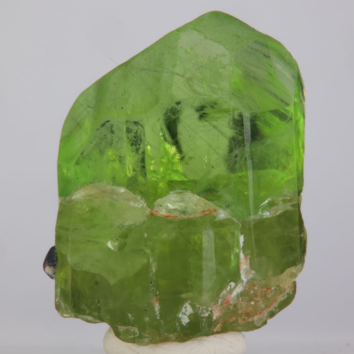 Gem peridot crystal specimen