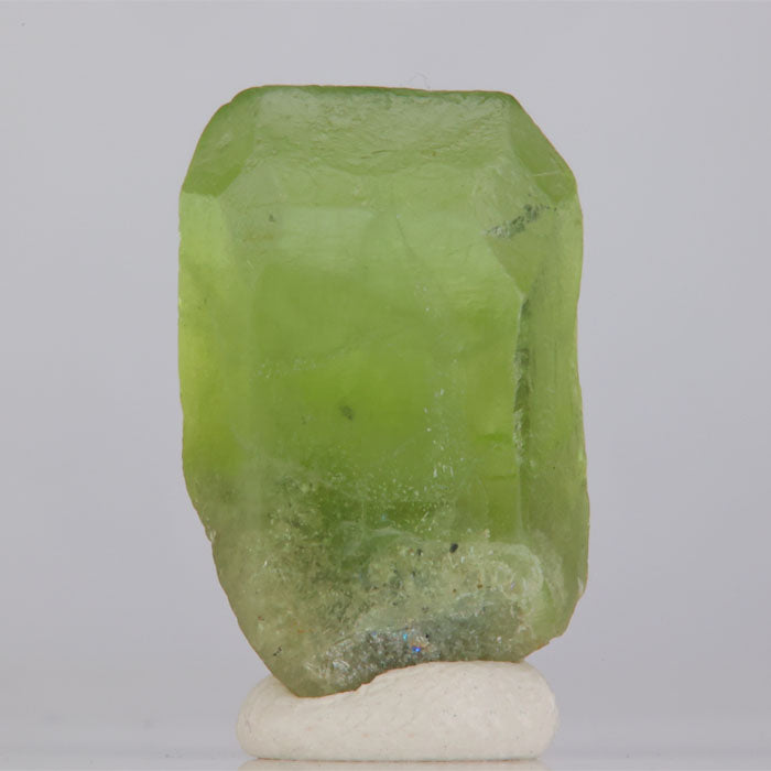 Green peridot crystal