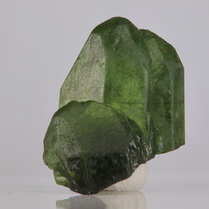 35.32ct Peridot Crystal with Fine Ludwigite Needles