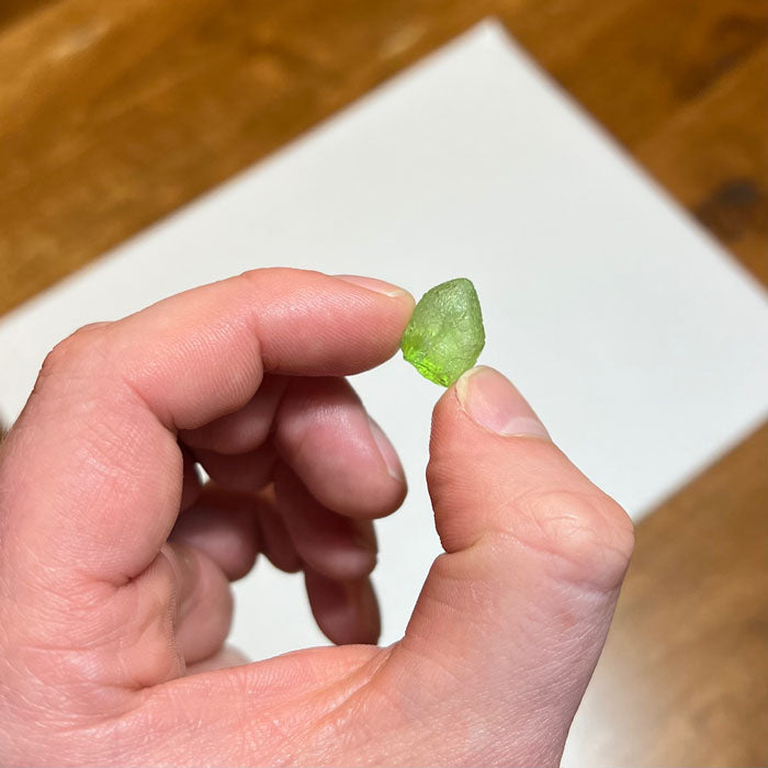 12ct Fine Etched Peridot Crystal from Pakistan