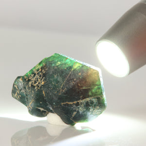 Natural Raw Green Alexandrite Crystal