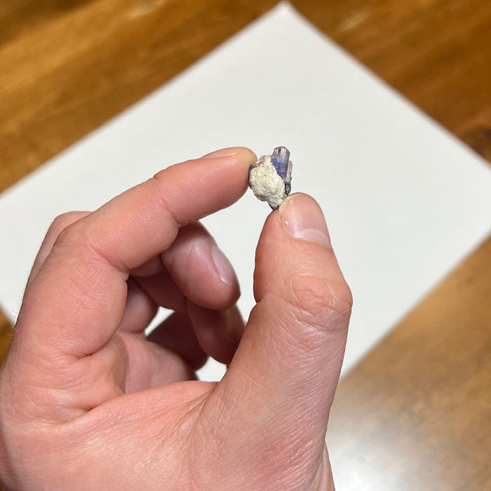 Pink Purple Tanzanite Crystal