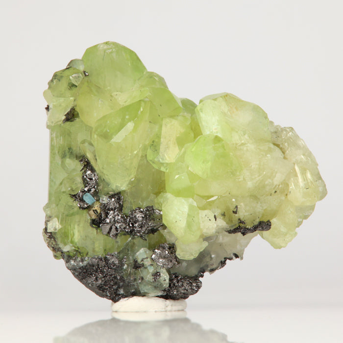 Diopside Crystal Mineral Specimen Green Tanzania