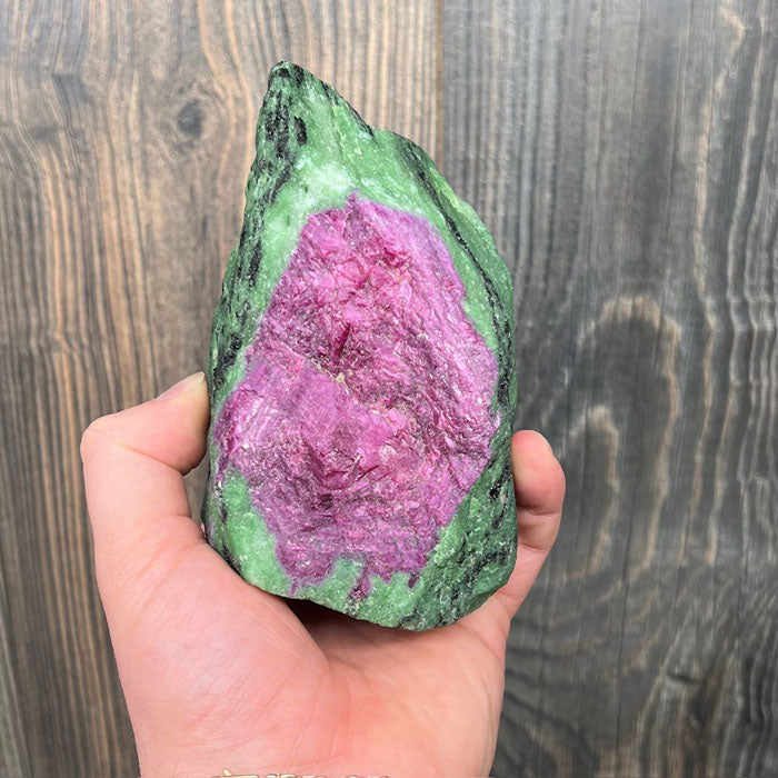 1126g Tall Ruby Crystal in Zoisite