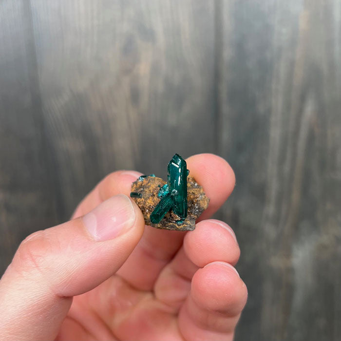 dioptase crystal specimen