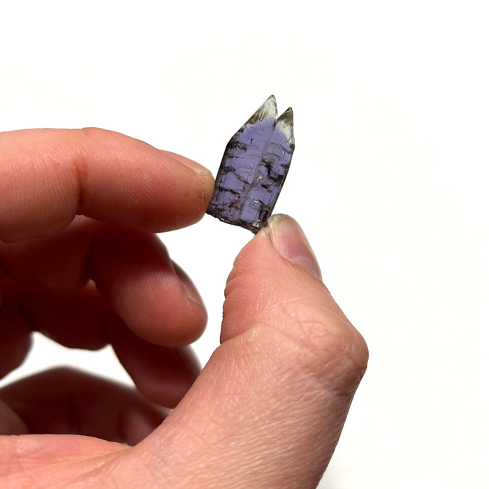 Natural Color bicolor Tanzanite Crystal specimen