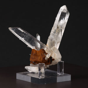 Hematite Crystal with quartz
