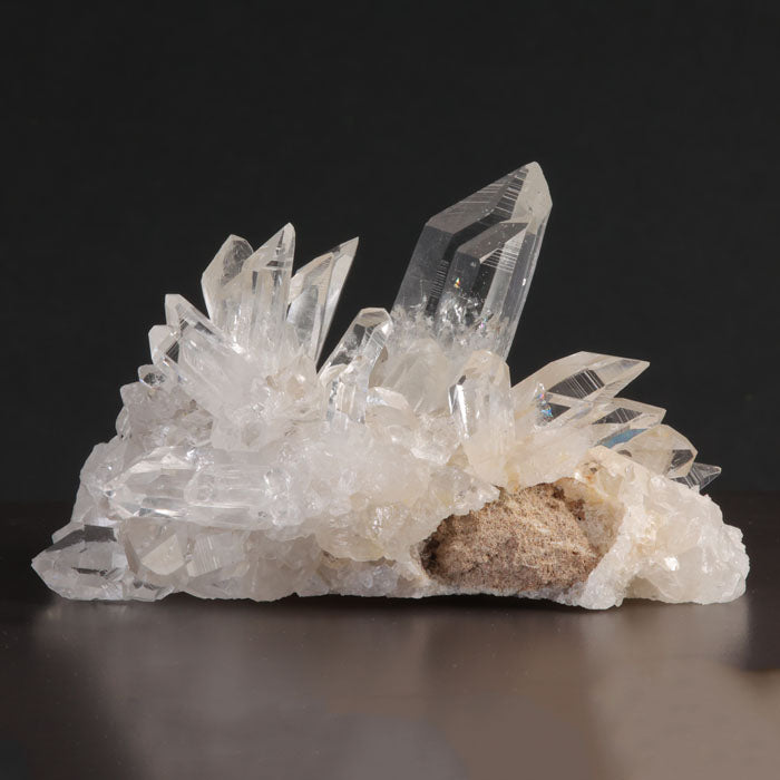 quartz crystal cluster from colombia