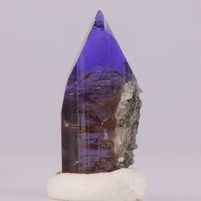Deep Purple Tanzanite Crystal Specimen