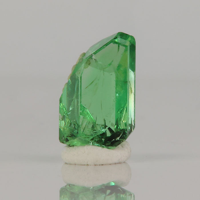 Gem quality tsavorite garnet specimen