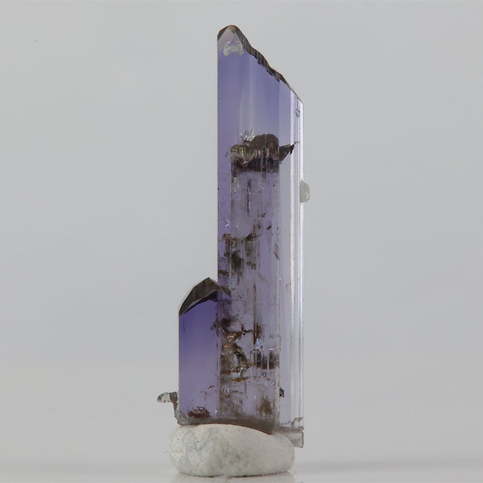 Natural unheated tanzanite crystal Mererani Tanzania violet blue specimen