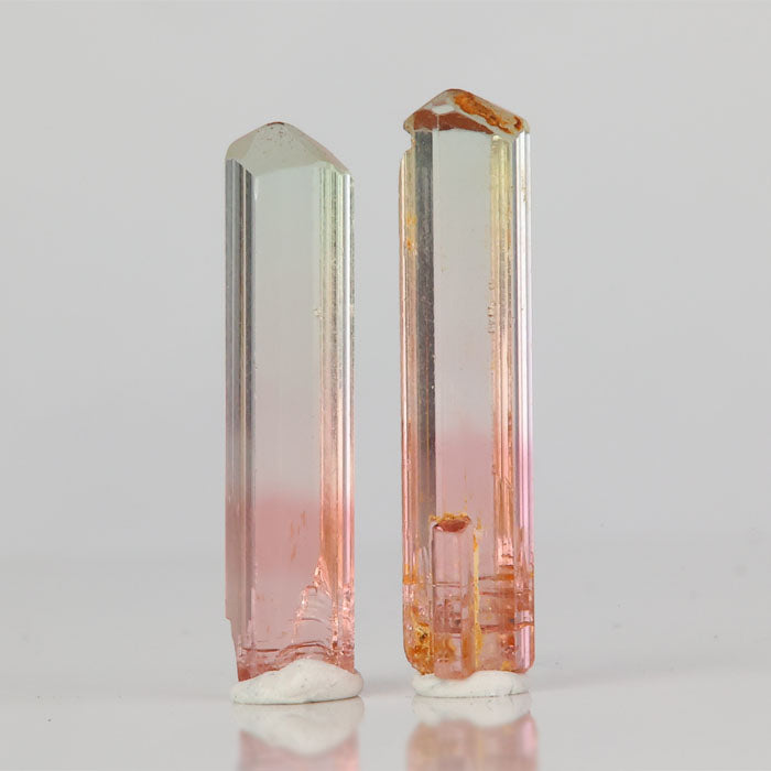 Natural Tourmaline Crystal Pair