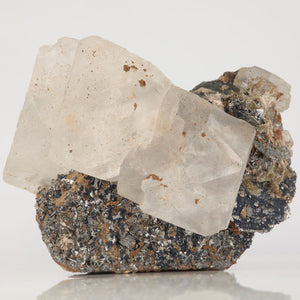 Clear White Fluorite Crystal specimen from Inner Mongolia