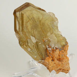 Brownish Green Barite Crystal Mineral Specimen