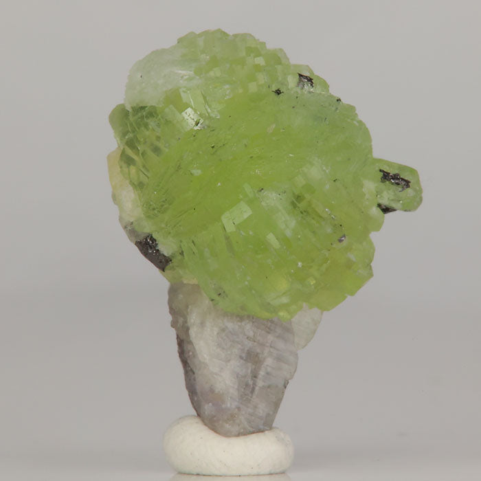 Prehnite tanzanite diopside specimen Tanzania