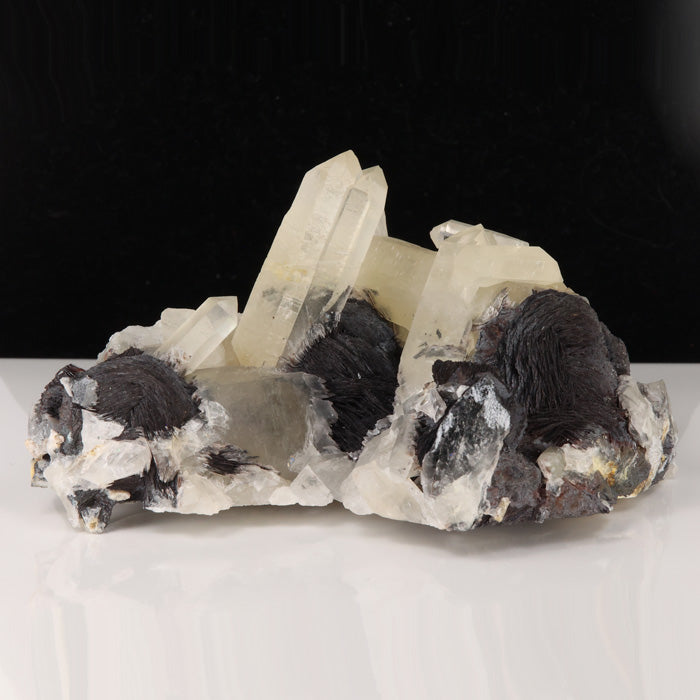 Chinese Quartz with black hematite