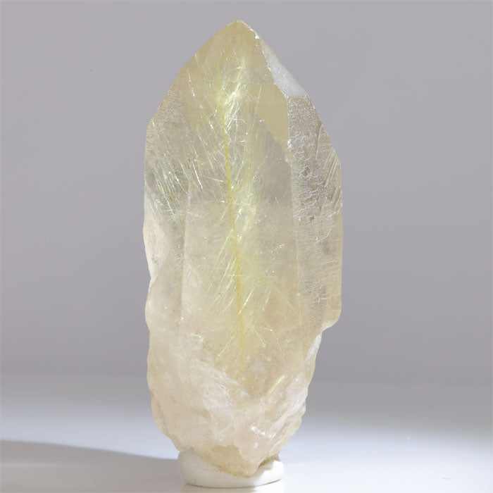 Rutile quartz crystal