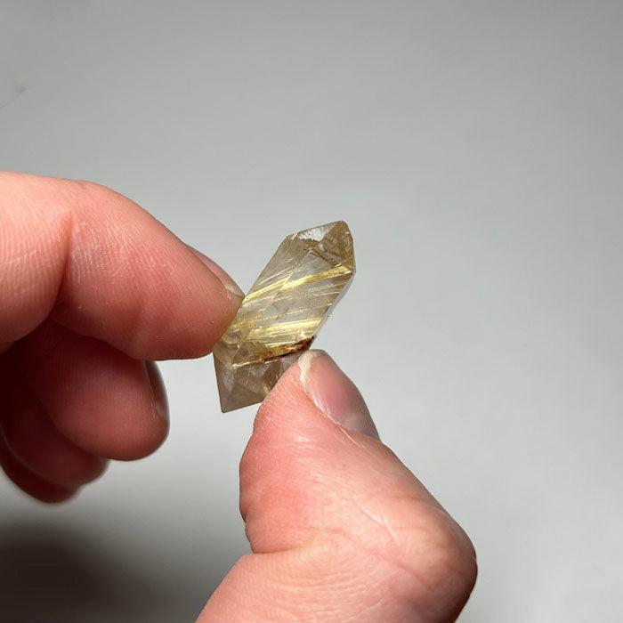 Double Terminated Rutilated Quartz