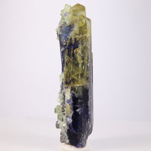 Raw Yellow and Purple Tanzanite Crystal Mineral Specimen