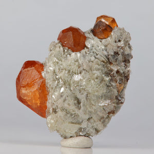 Spessartite Garnet Crystals on matrix from Tanzania