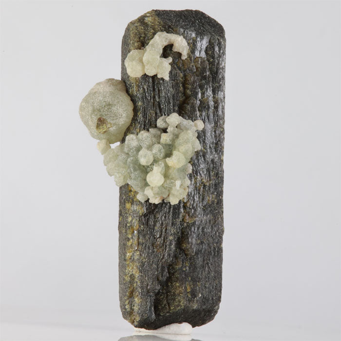 Epidote crystal with prehnite