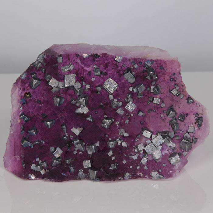 galena on fluorite crystal illinois
