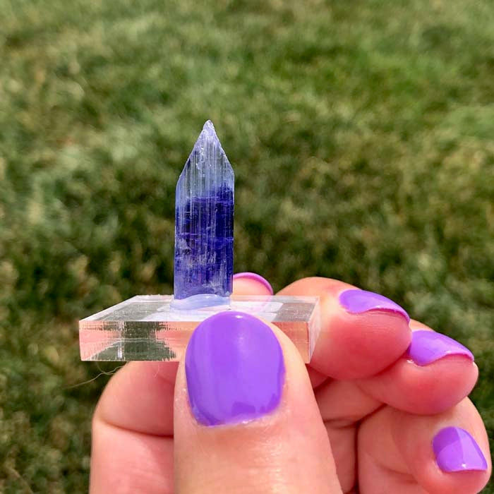 Raw Bi-Color Tanzanite Crystal