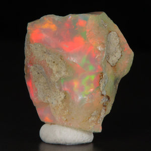 raw pink ethiopian opal mineral specimen ethiopia