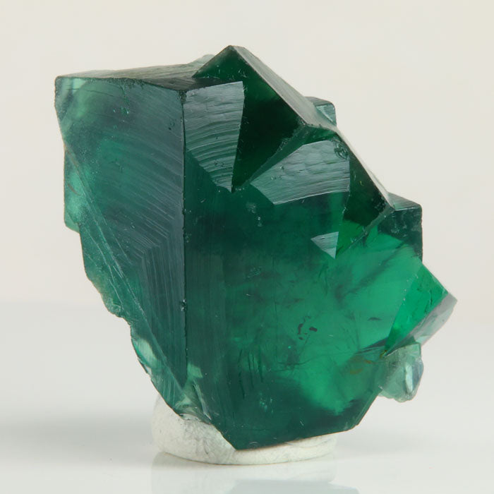 Deep Emerald Green Rogerley Fluorite Intergrown Crystals 34.36 Grams