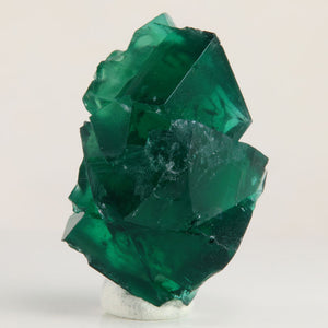 Rogerley Fluorite – Dramatic Stacked Cubic Crystals with Deep Emerald Green Color – 40.05g