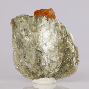 Orange Spessartite Garnet Crystal Raw Tanzania
