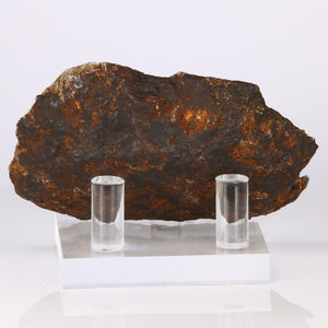 Natural meteorite surface from sweden iron