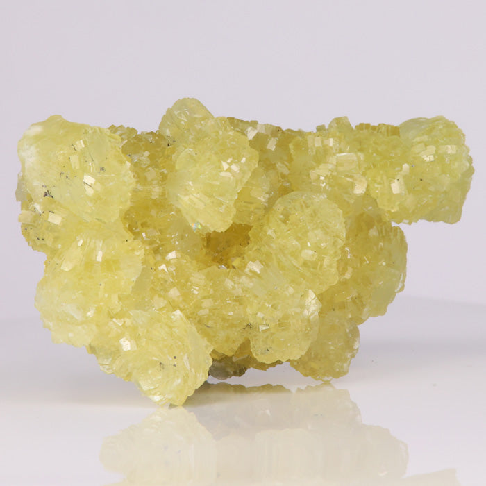 Greenish Yellow Prehnite Crystal Cluster Tanzania