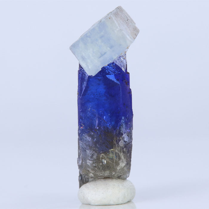 Tanzanite on prehnite