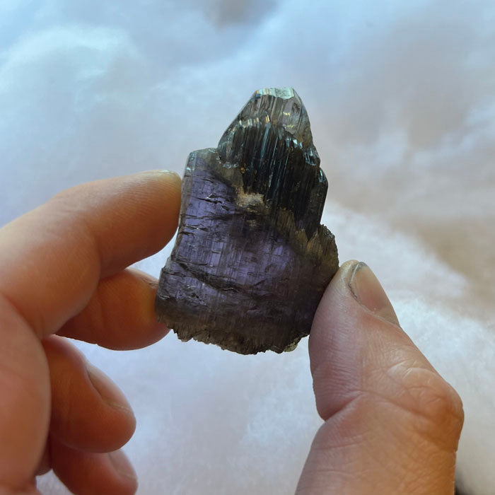 natural tanzanite crystal