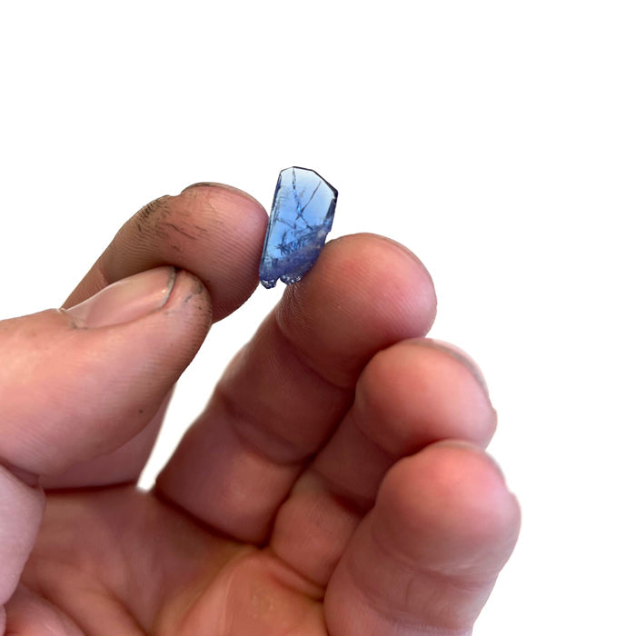 Gemmy Tanzanite Crystal Specimen Healed