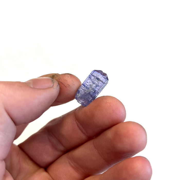 violet tanzanite crystal 