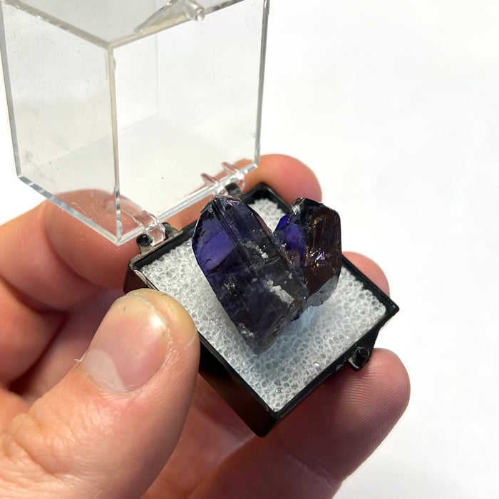 Natural Unheated Duel Tanzanite Crystal Cluster Tanzania 