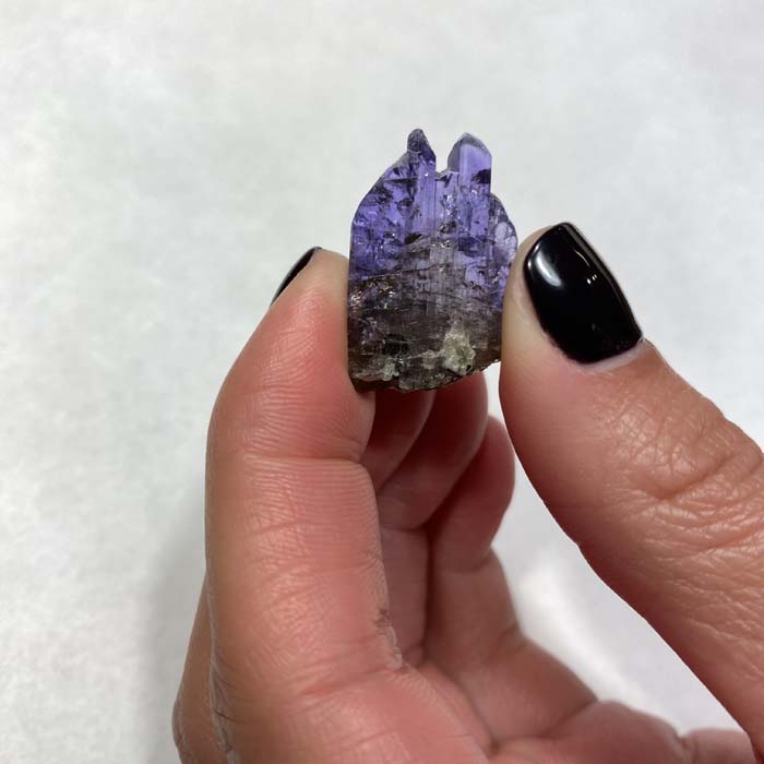 Natural Unheated Tanzanite Crystal Specimen