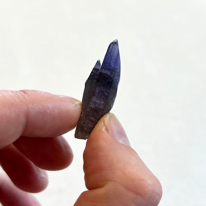 Unheated Natural Raw Tanzanite Crystal Blue Diesel